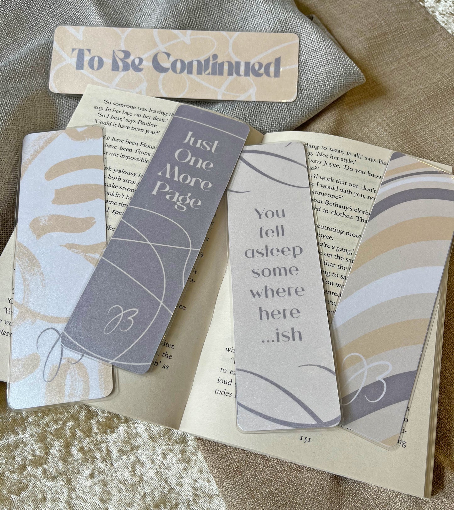 Just One More Page Bookmark