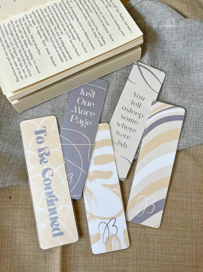 Brush Strokes Bookmarks