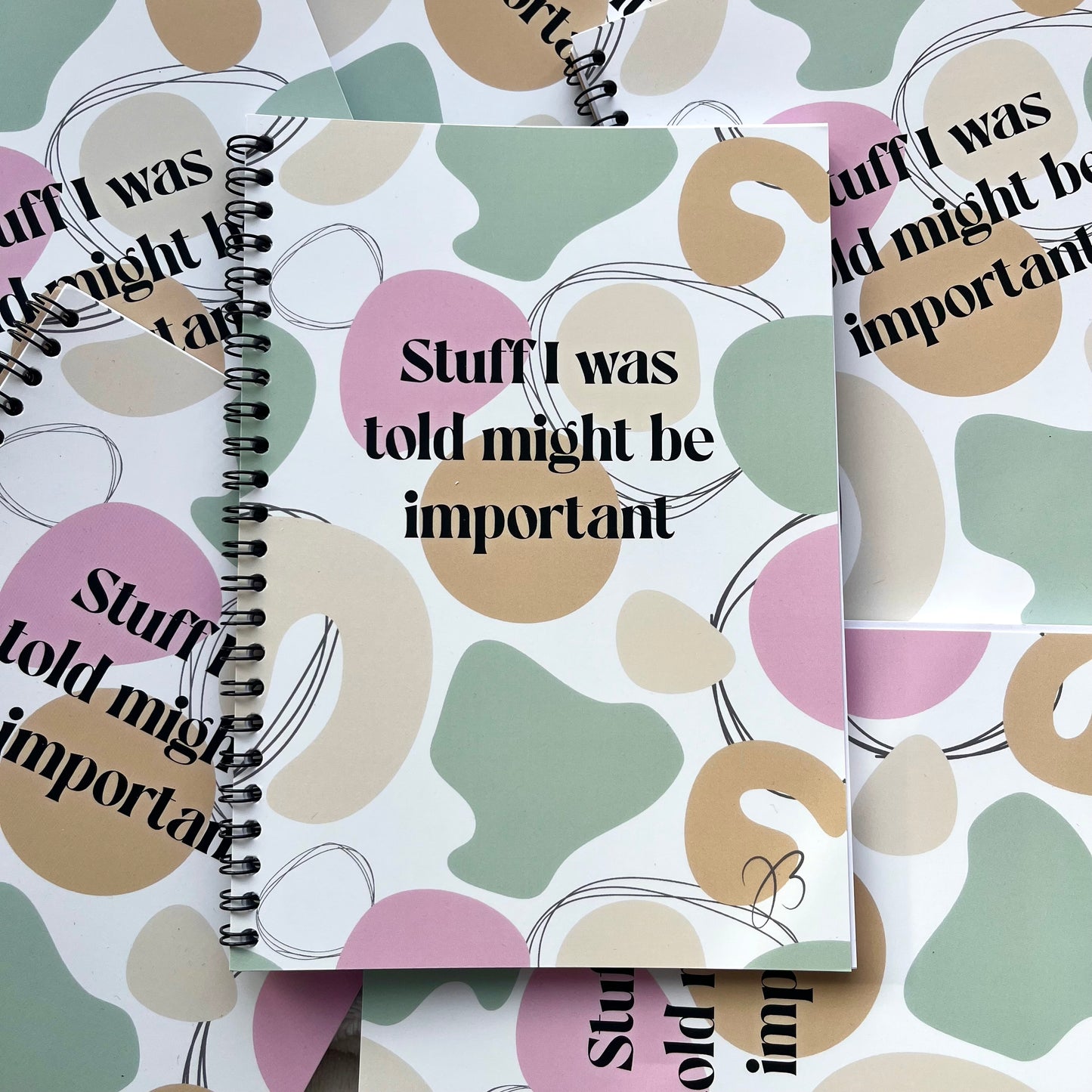 Stuff I was told might be important Notebook