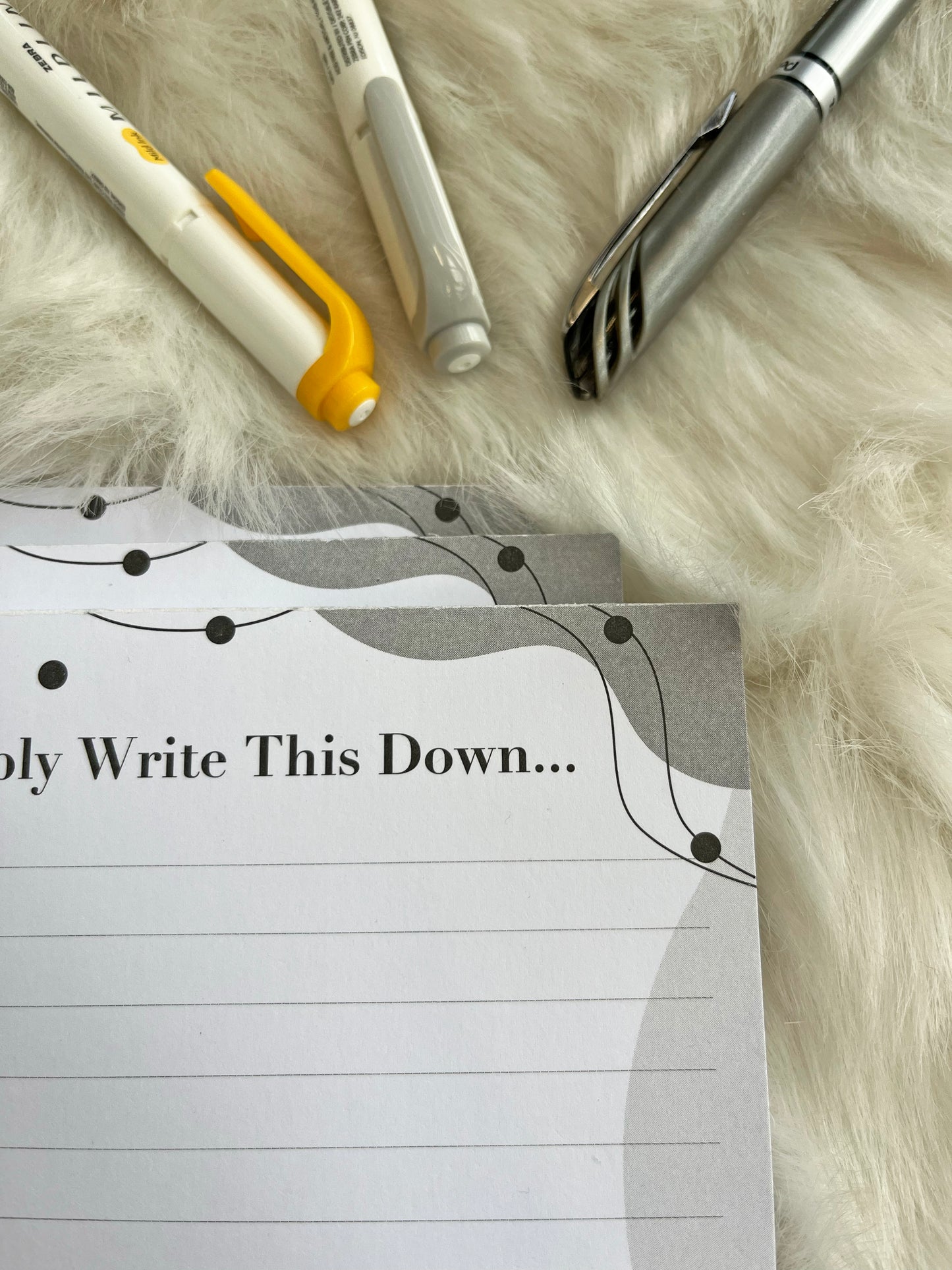 I Should Probably Write This Down Notepad