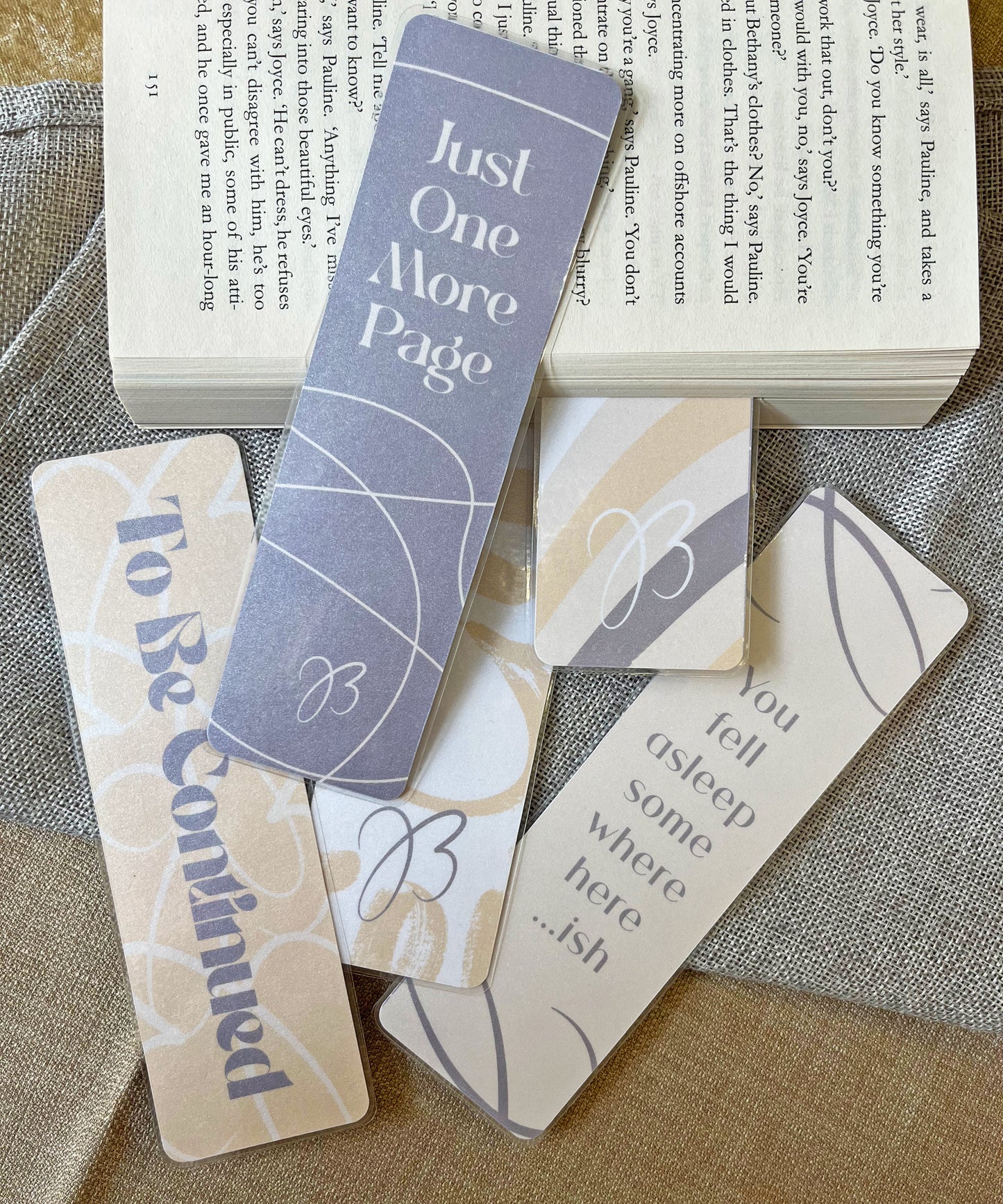 You Fell Asleep Bookmark