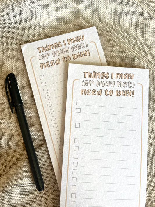 Shopping List