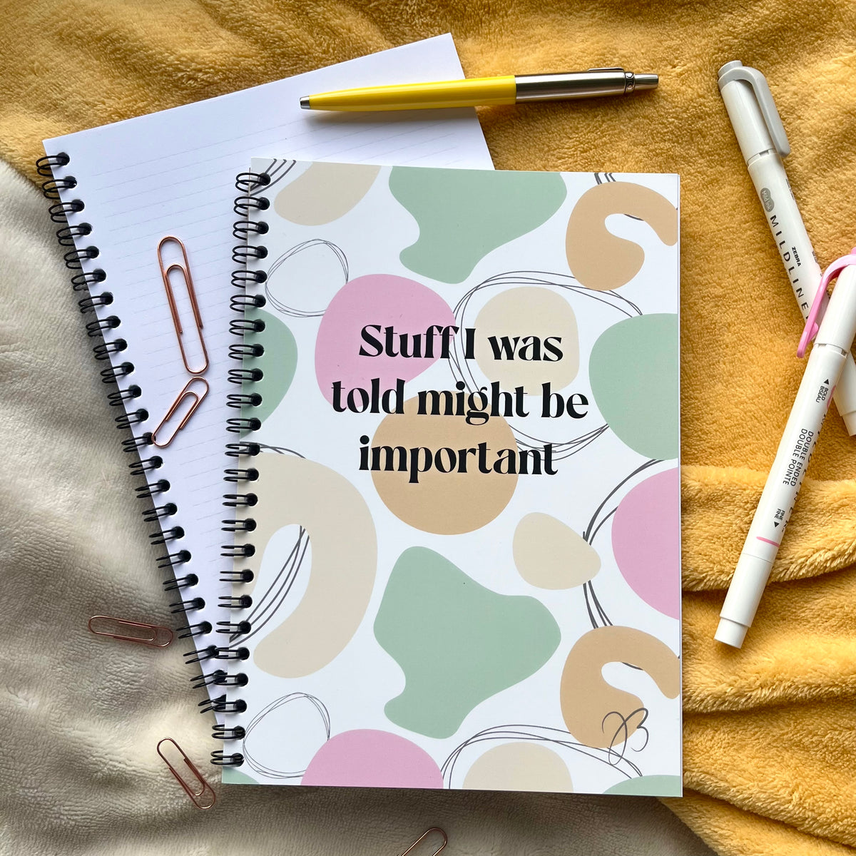 Stuff I was told might be important Notebook