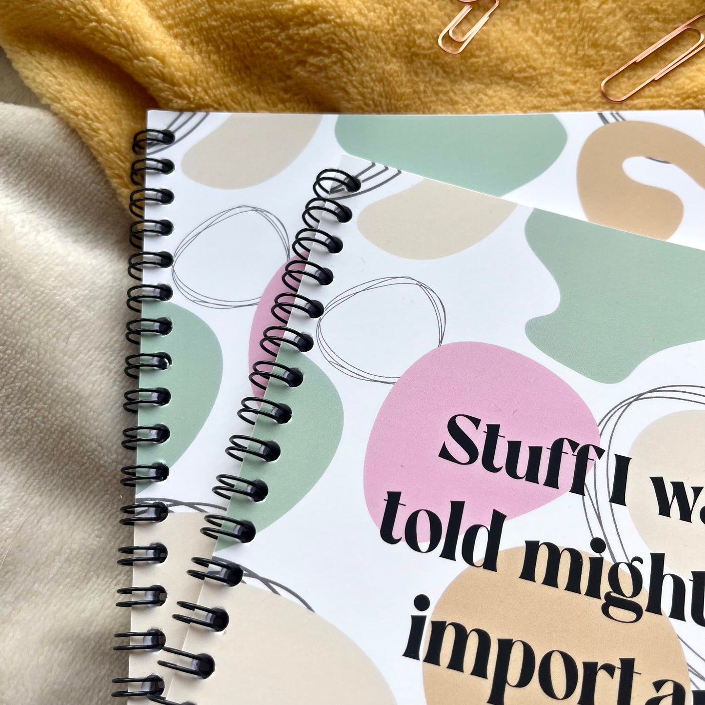 Stuff I was told might be important Notebook