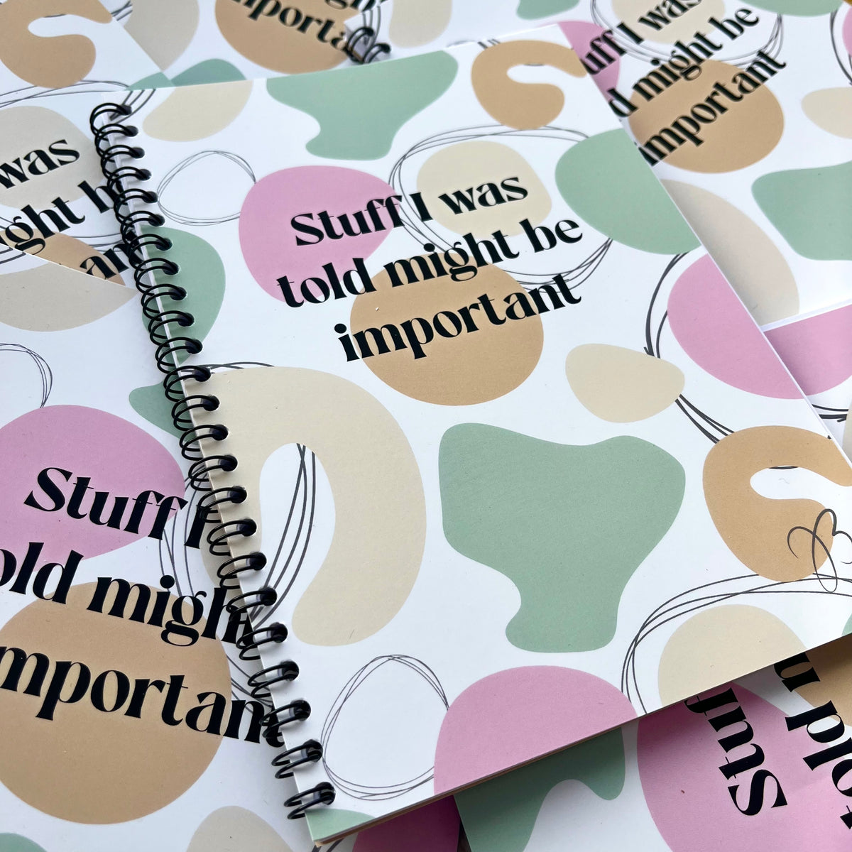 Stuff I was told might be important Notebook