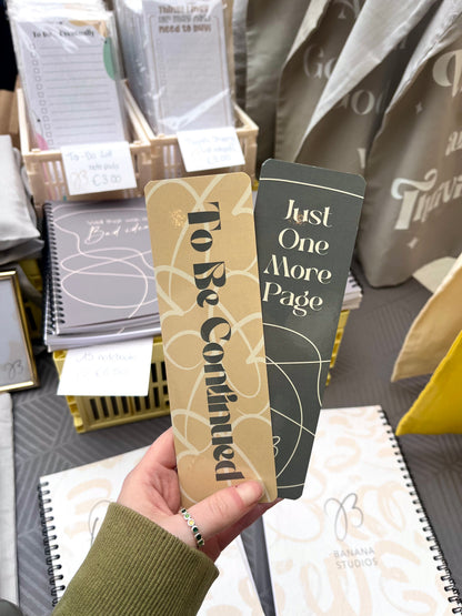 Just One More Page Bookmark