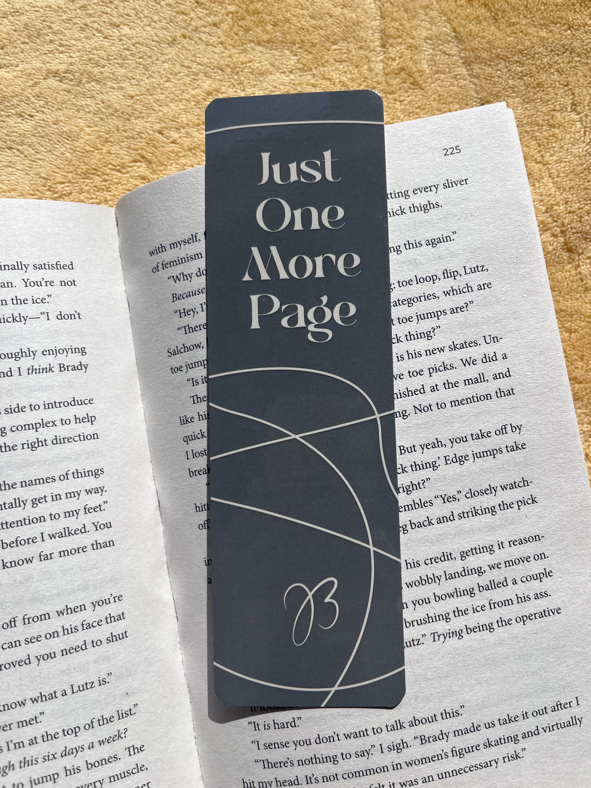 Just One More Page Bookmark