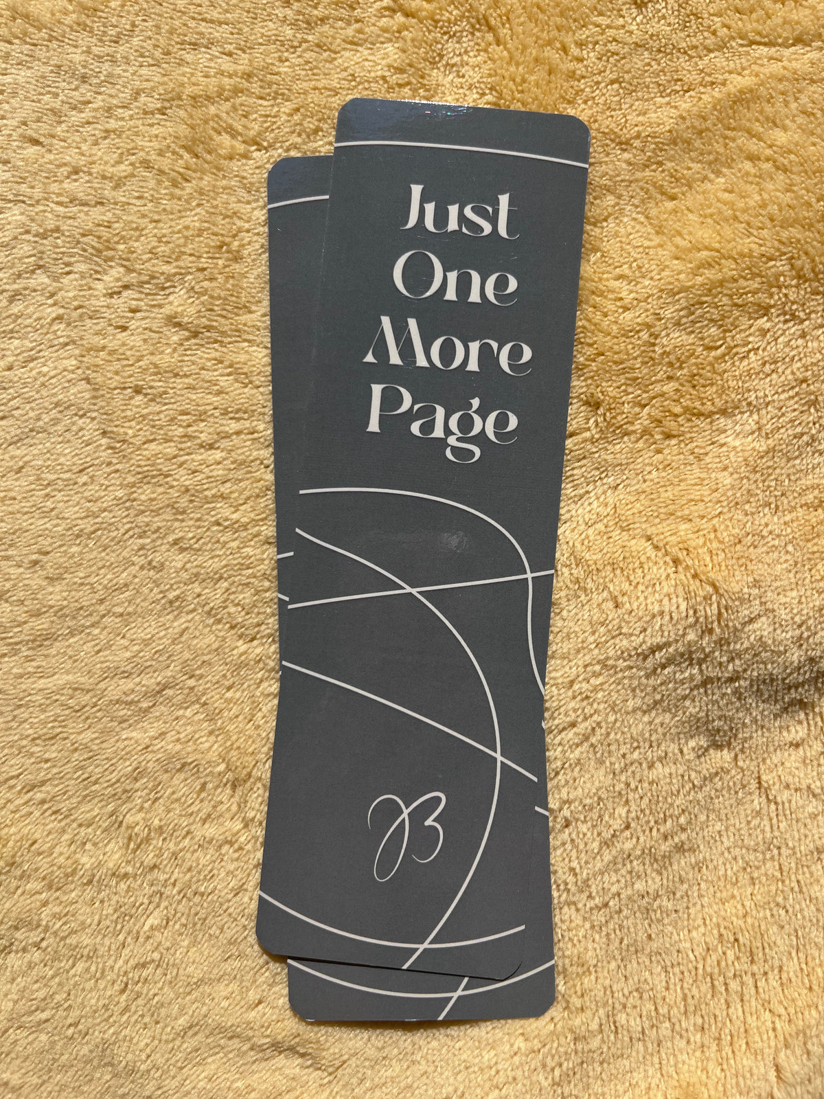 Just One More Page Bookmark